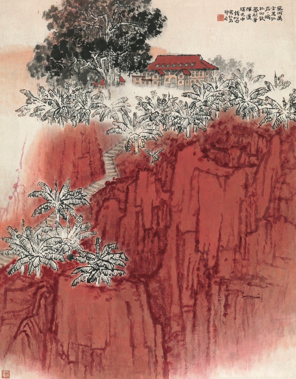 <h2>红岩</h2><p>作者：钱松喦</p><p>创作年代：1962年</p><p>规格：104cm×81.5cm</p><p>品类：中国画</p>